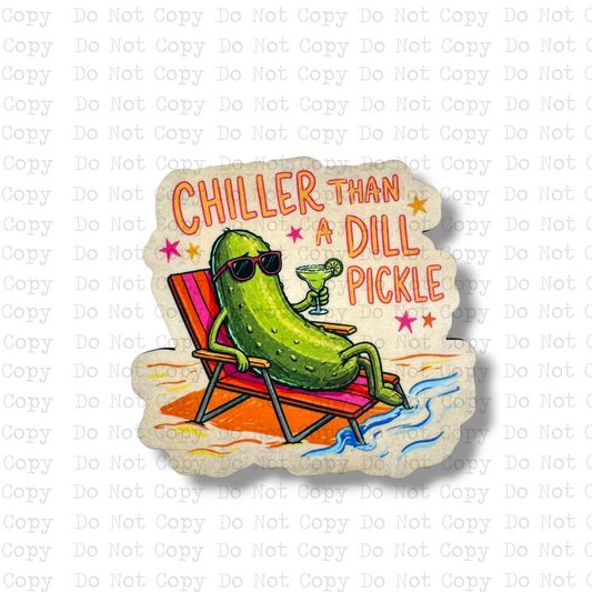 Chiller Than A Dill Pickle Magnet Sublimation Blank Kit