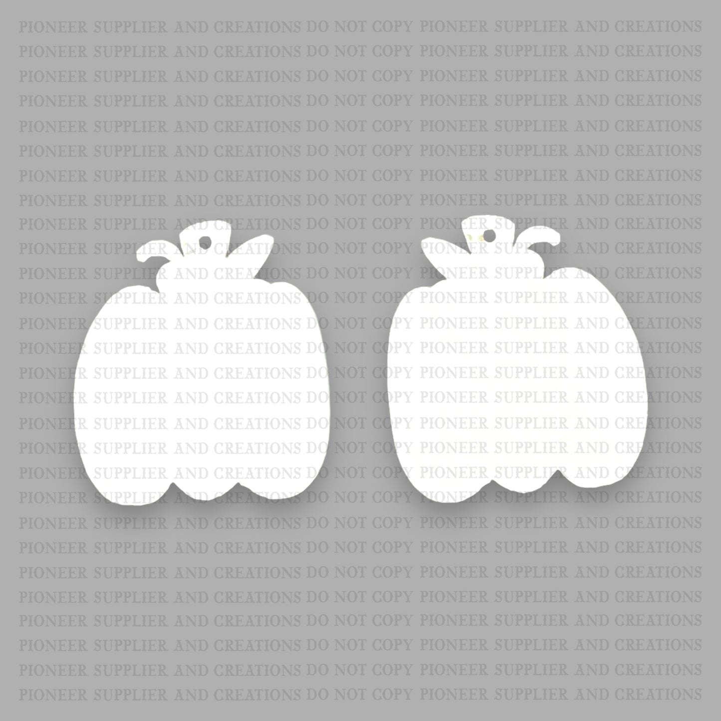Whimsical Flower Pumpkin Earring Sublimation Blanks | Exclusive Alicia Ray Art