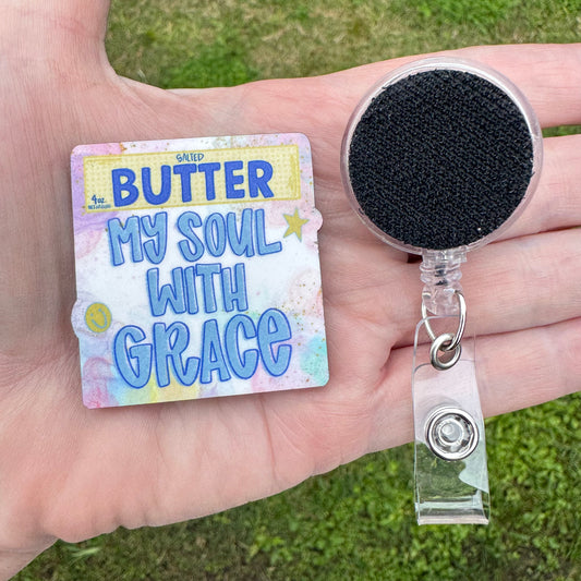 Butter For My Soul Badge Button Sublimation Blank | Set of 2 SPS