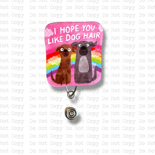 Hope You Like Dog Hair Badge Button Sublimation Blank | Set of 2