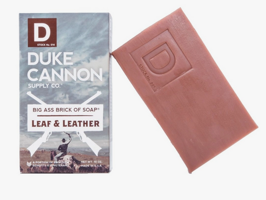 Duke Cannon Big Ass Brick of Soap - Leaf and Leather