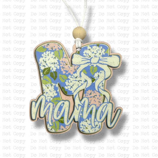 Coquette Mama Car Charm Sublimation Blank | HD&M