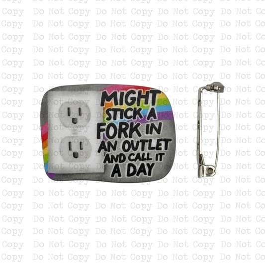 Call It A Day Lapel Pin Sublimation Blank Kit | Set of 2 TRS