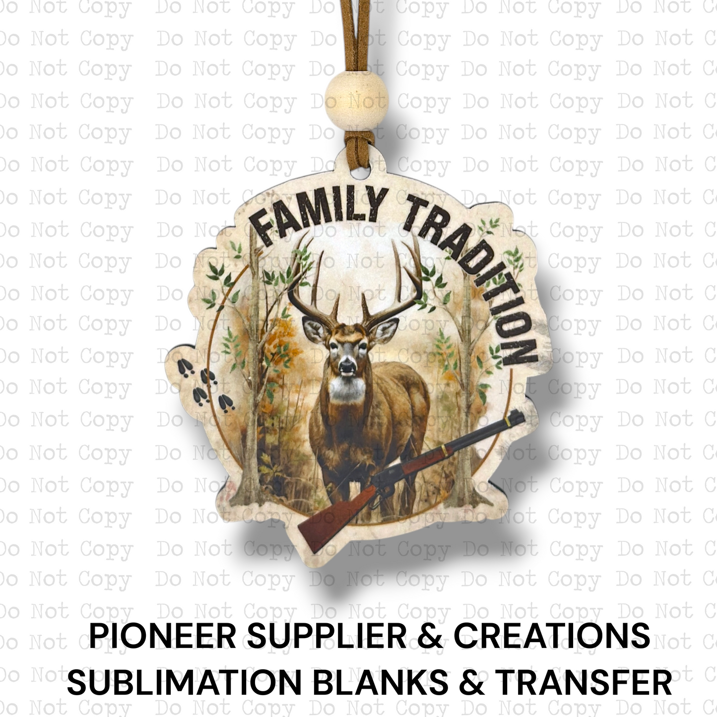 Family Tradition Ornament Sublimation Blank