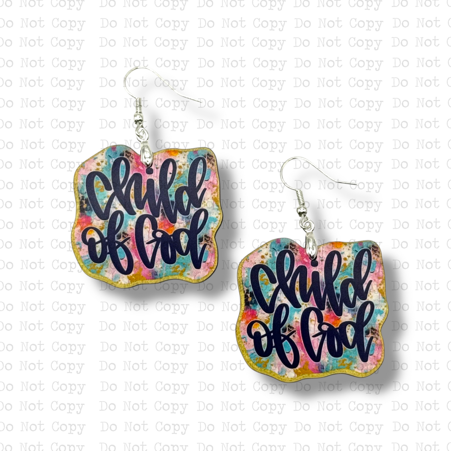 Child Of God Earring Sublimation Blank Kit | CRC
