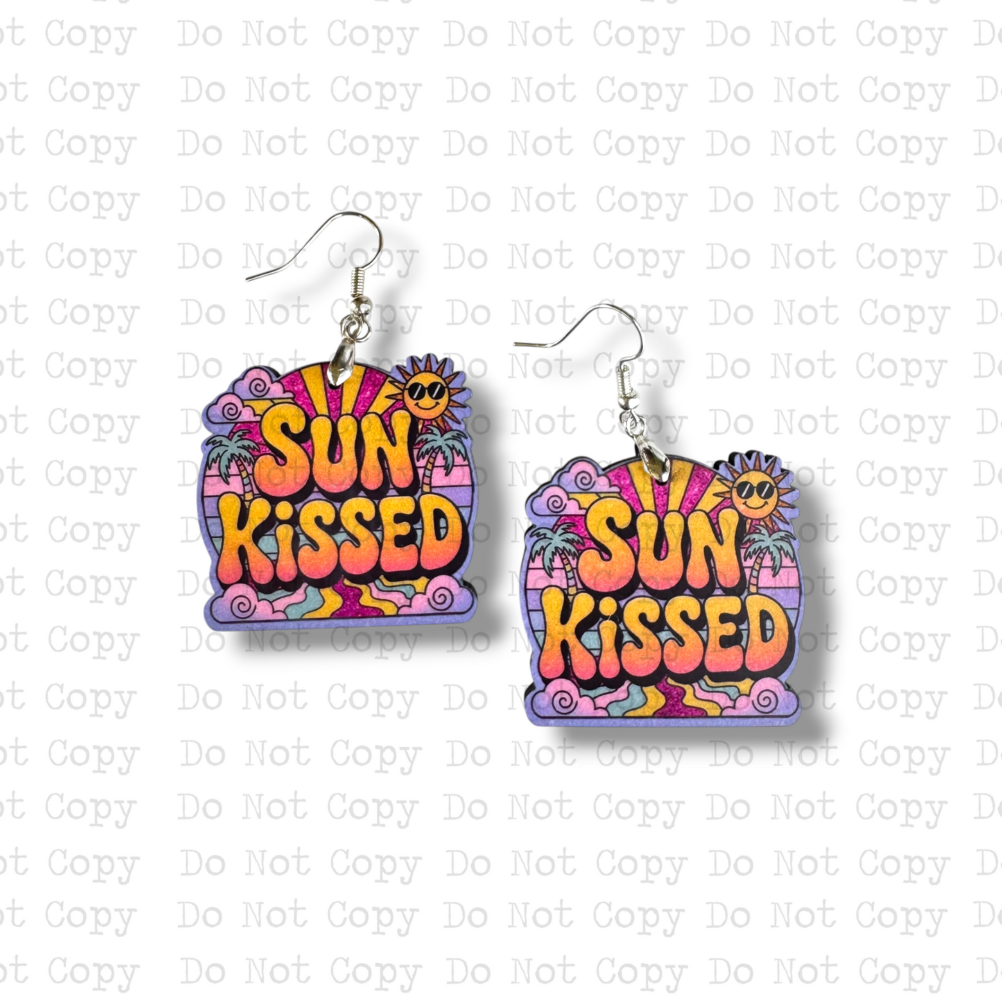 Sun Kissed Earring Sublimation Blank Kit | TGDD