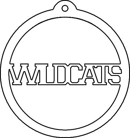Custom Wildcats Earring Sublimation Blanks