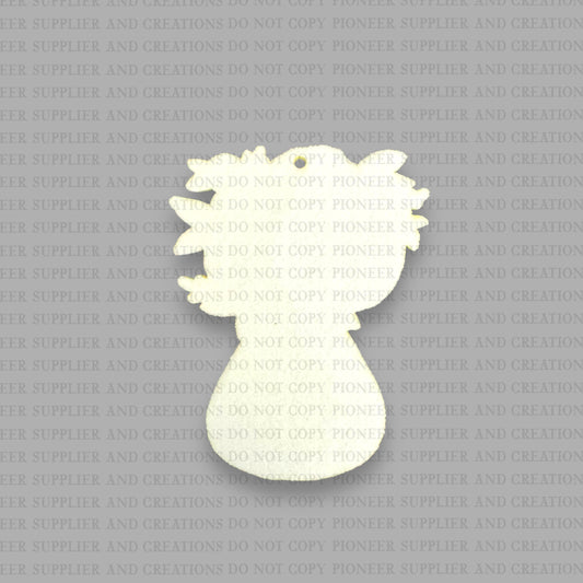 Floral Vase Air Freshener Sublimation Blank
