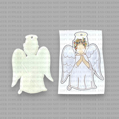 Praying Angel Ornament Sublimation Blank with TRANSFER| Acrylic Exclusive