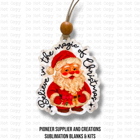 Magic Of Christmas Ornament Sublimation Blank