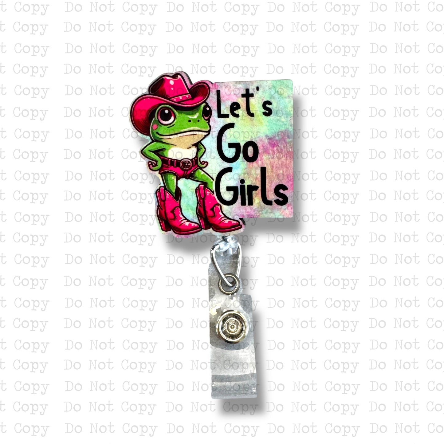 Lets Go Girls Badge Button Sublimation Blank