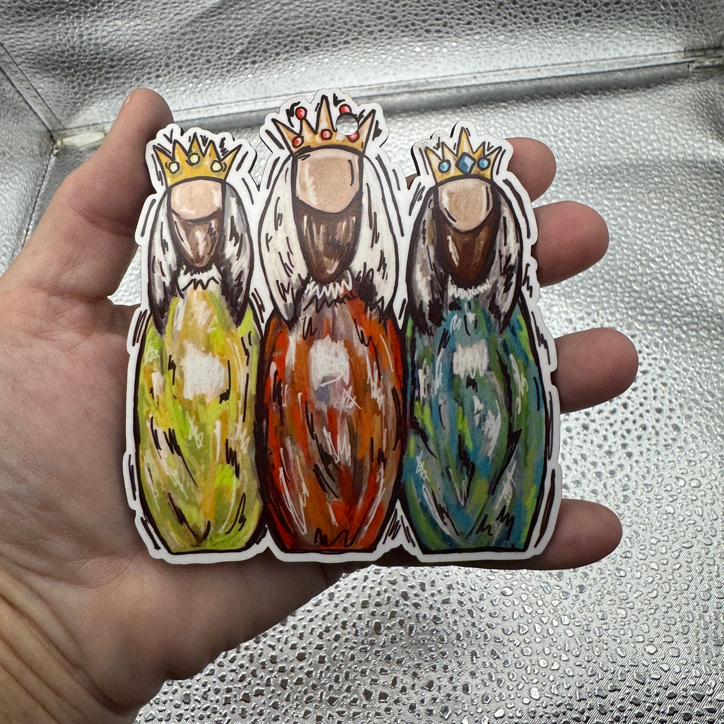 Wise Men Ornament Pressed Blank
