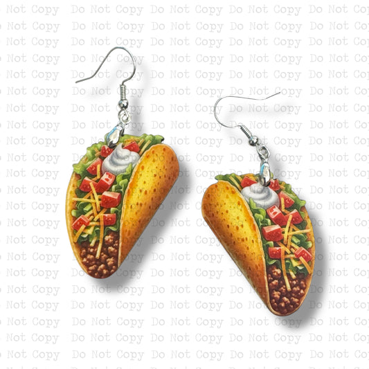 Taco Earring Sublimation Blank Kit