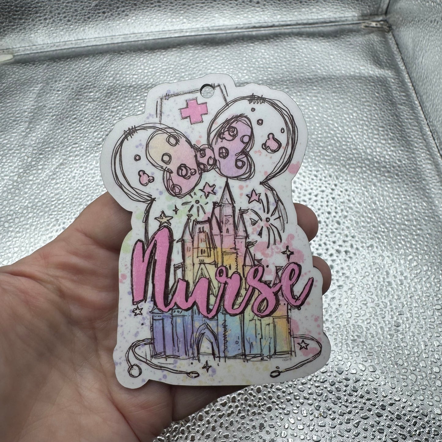 Nurse Magical Ornament Pressed Blank