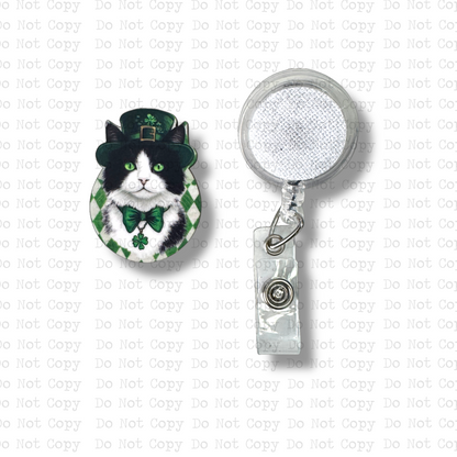 Lucky Black Cat Badge Button Sublimation Blank | Set of 2