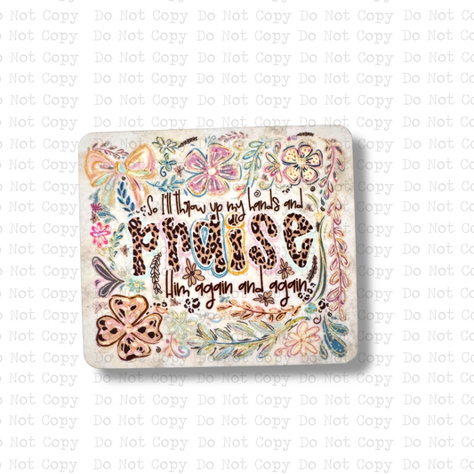 Praise Him Magnet Sublimation Blank Kit | SSD