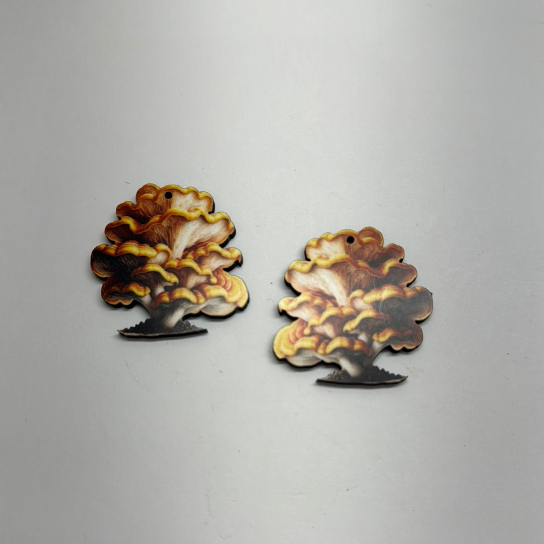 Mushroom Finished Earring