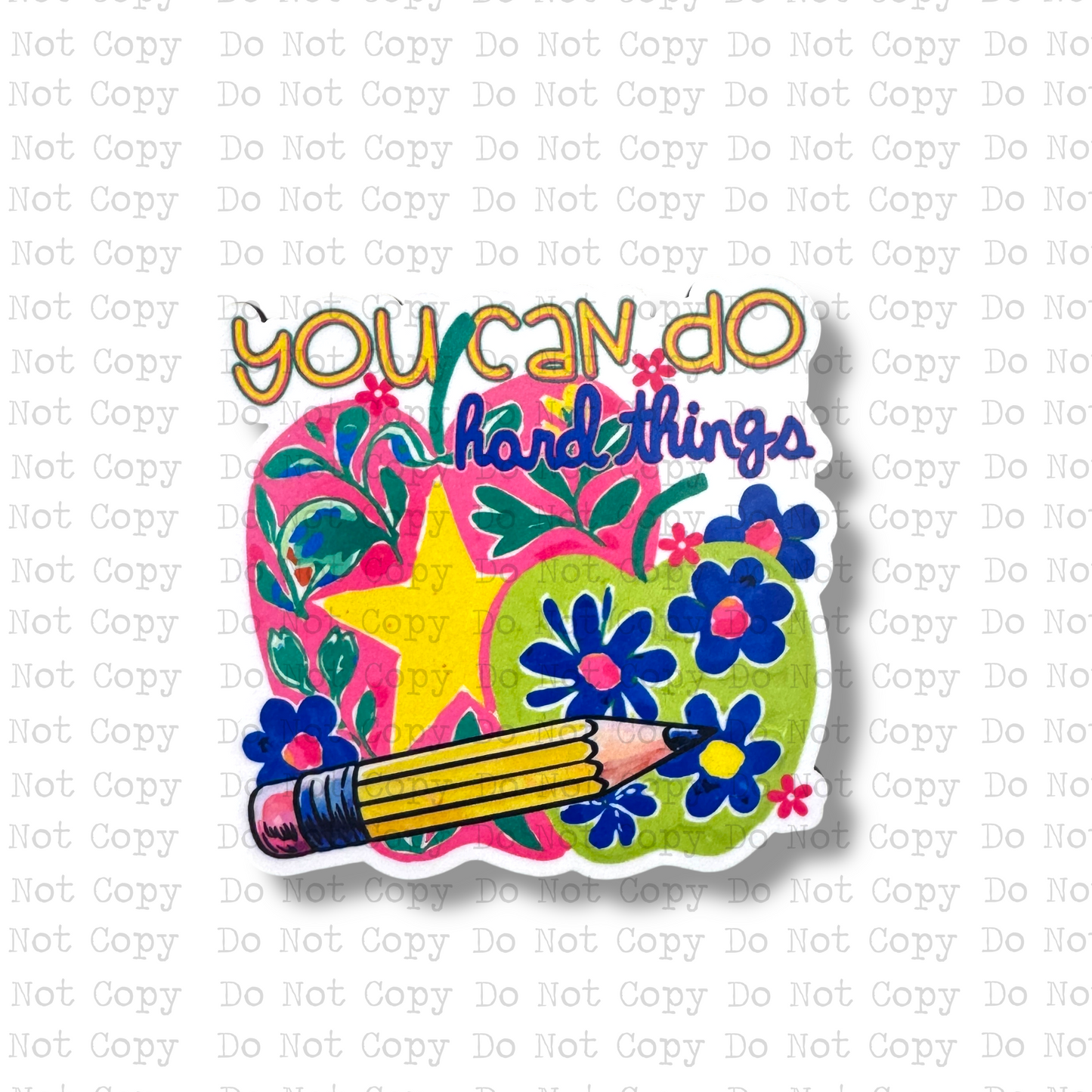 You Can Do Hard Things Magnet Sublimation Blank Kit