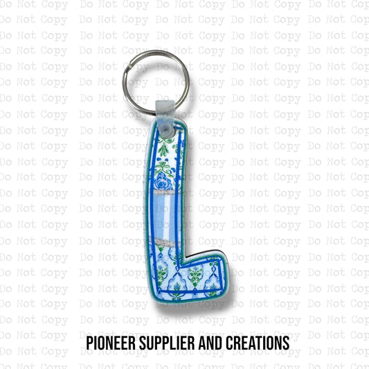 Bloomful Bliss L Keychain Sublimation Blank Kit