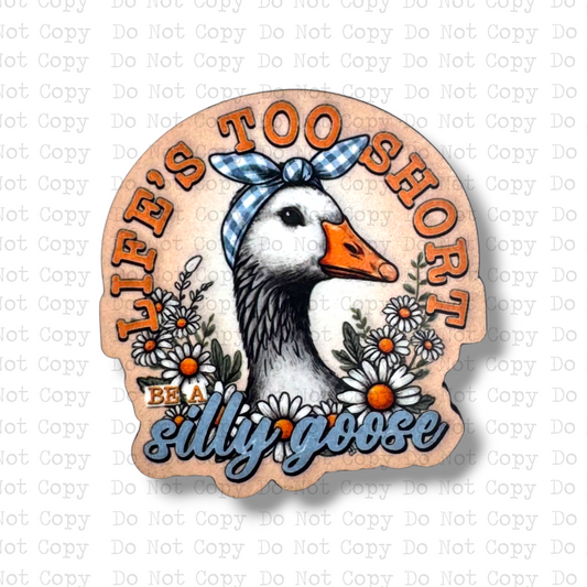Be A Silly Goose Badge Button Sublimation Blank | Set of 2 PHDC