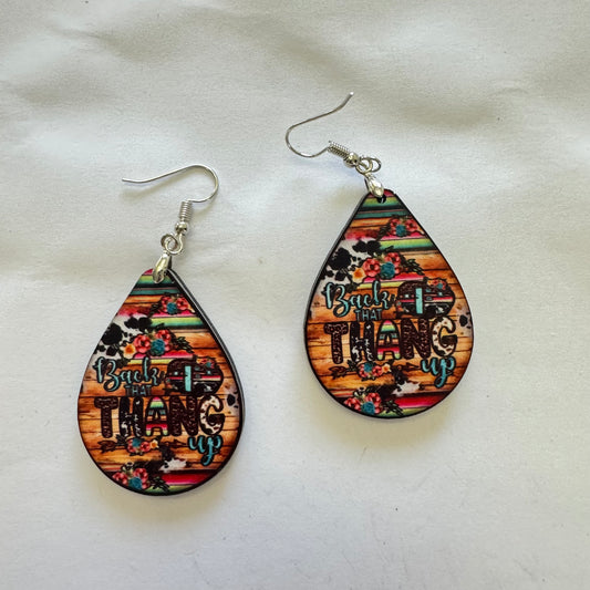 Camper 8 Finished Earring