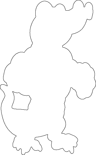 Guatier Gator Custom Bow Charm Sublimation Blank