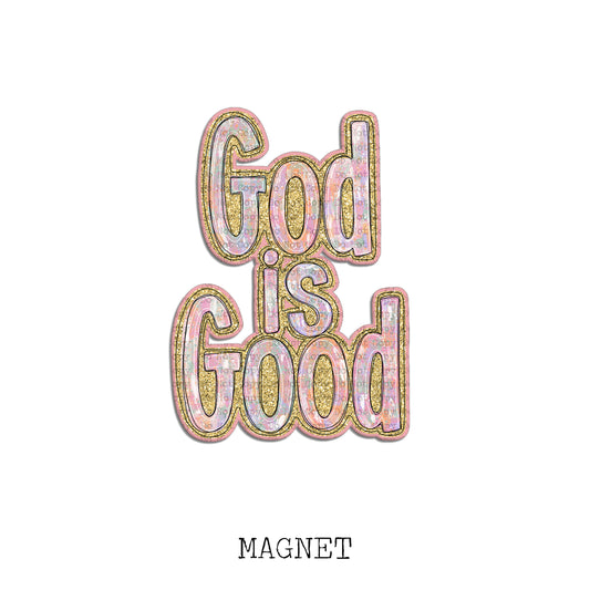 God Is Good Magnet Sublimation Blank Kit | PP