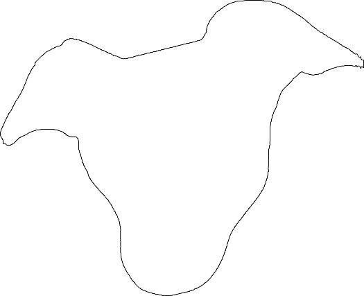 Greyhound Head Custom Bow Charm Sublimation Blank