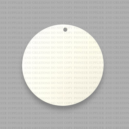 Circle Ornament 3.75 inch Sublimation Blank