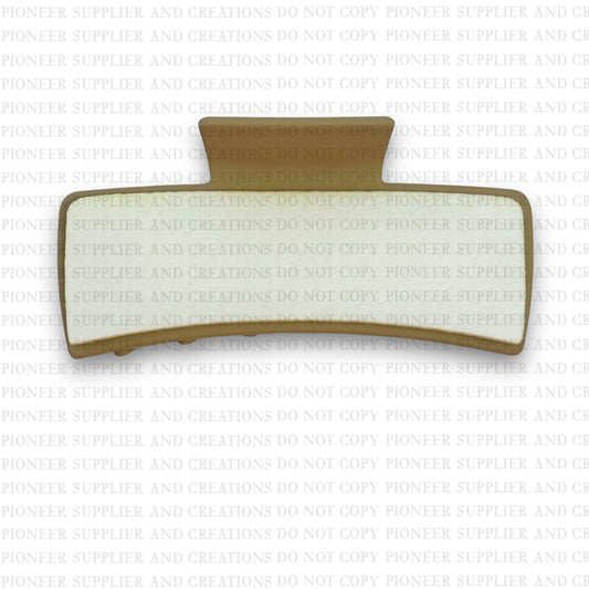 MDF Hair Clip Sublimation Blank | Large 4in