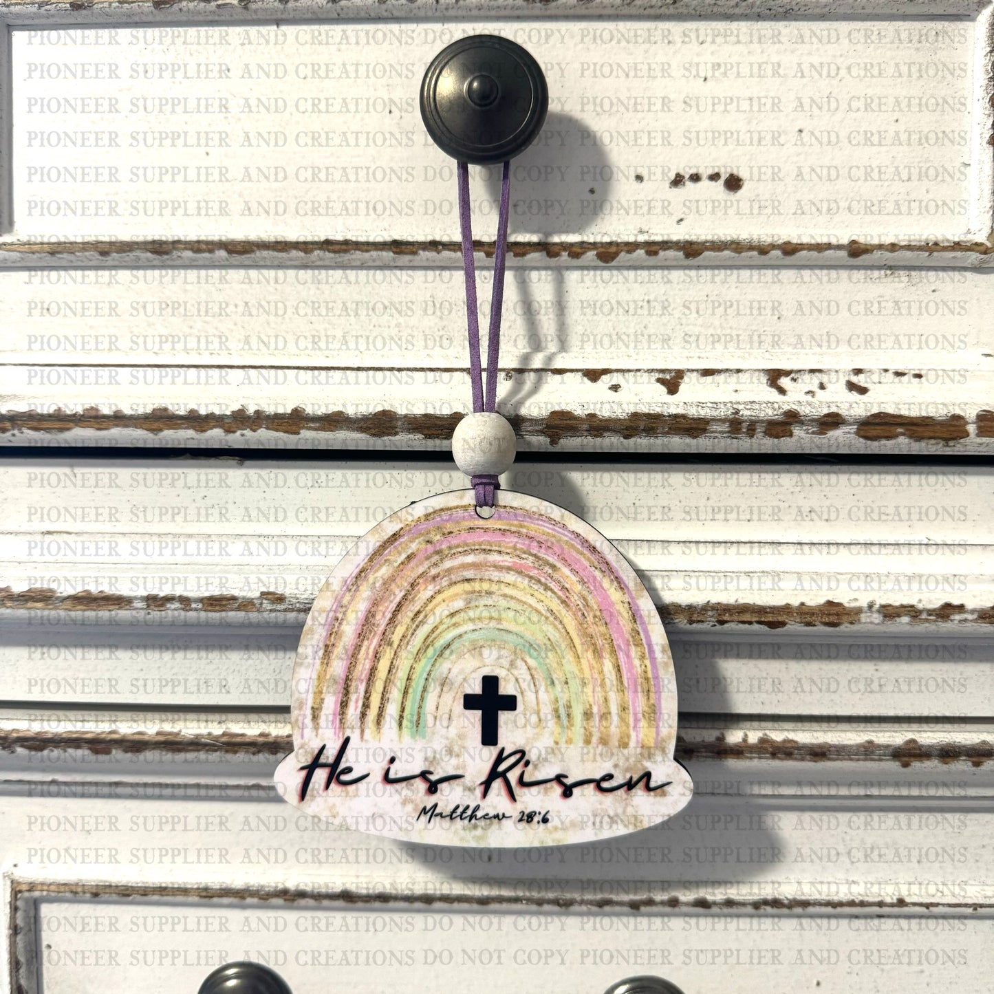 He Is Risen Ornament Sublimation Blanks | Exclusive