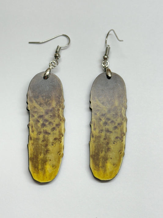 Dill Pickle Finished Earring