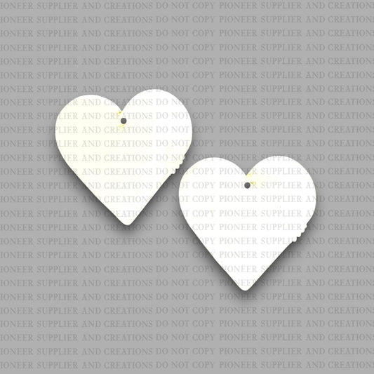 Teach Heart Earring Sublimation Blanks | RLD