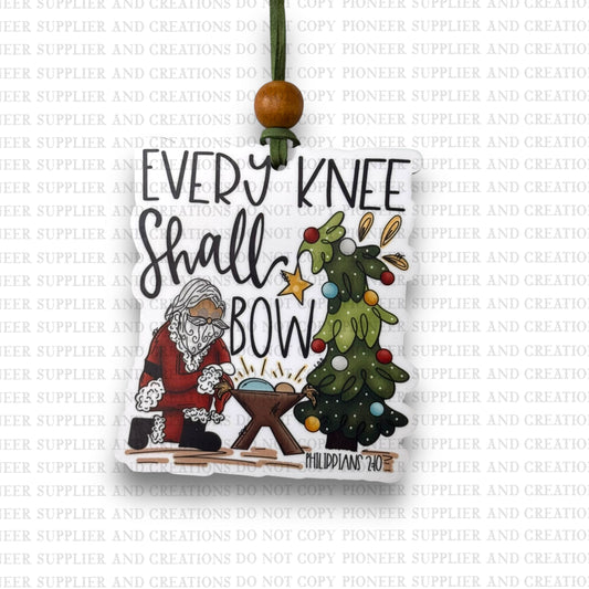 Every Knee Shall Bow Ornament Sublimation Blank | Exclusive Sonny Side Doodles