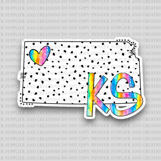 Kansas Dalmatian Dot Sublimation Blank Kits | Exclusive