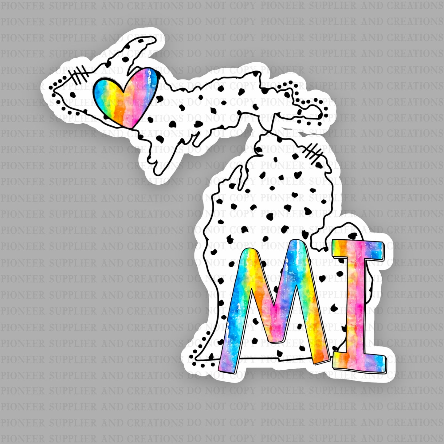 Michigan Dalmatian Dot Sublimation Blank Kits | Exclusive