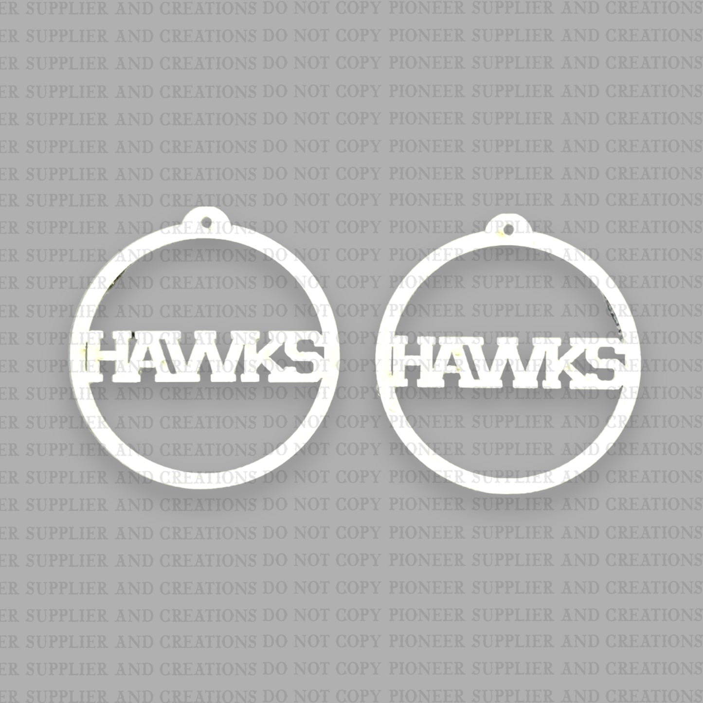 Hawks Earring Sublimation Blanks