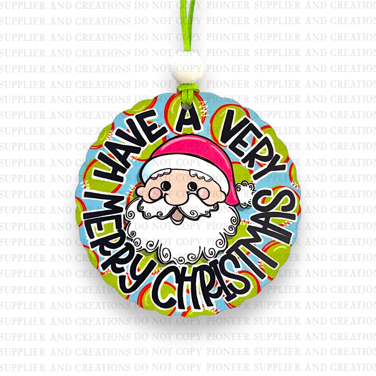 Very Merry Christmas Ornament Sublimation Blanks | Exclusive Graphx & More