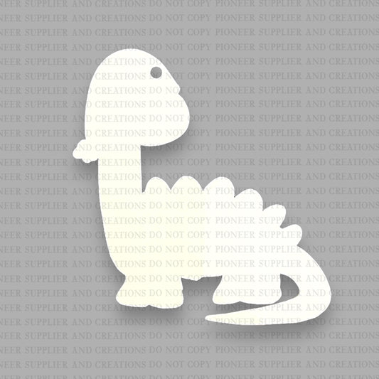 Santa Dino Ornament Sublimation Blank | MM