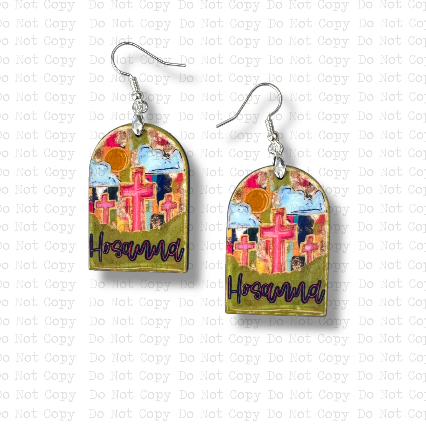 Hosanna Earring Sublimation Blank Kit