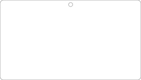 Rectangle Lanyard Badge Sublimation Blank