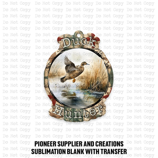 Duck Hunter Ornament Sublimation Blank