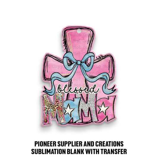Blessed Mama Car Charm Sublimation Blank | TGDD