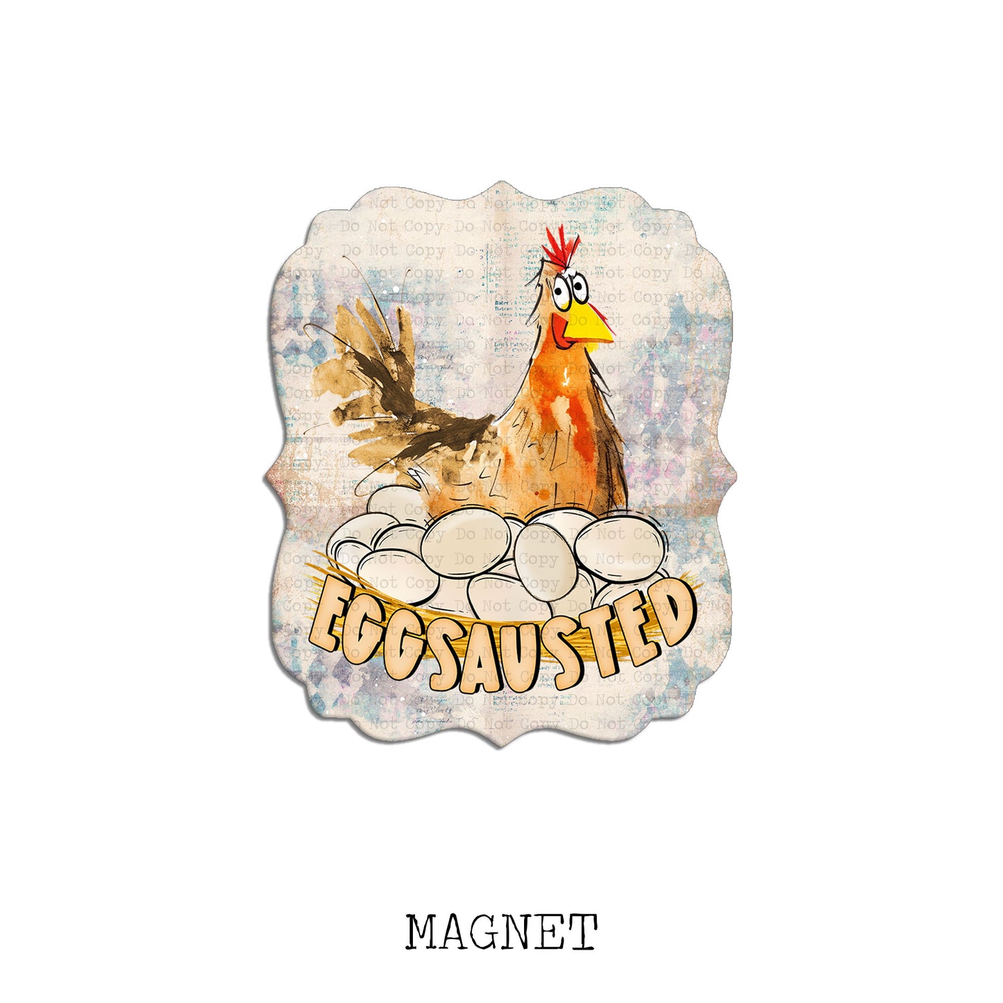 Eggsausted Magnet Sublimation Blank Kit | CLD