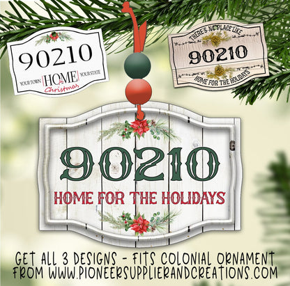 Colonial Shaped Ornament Sublimation Blank