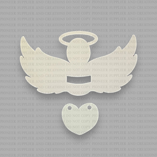 Angel Keepsake Fabric Ornament Sublimation Blank ONLY
