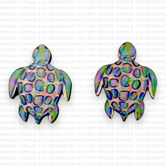 STUD Sea Turtle Sublimation Blanks Kit | 4 PAIR