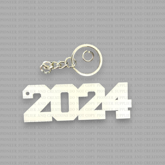 2024 Shaped Keychain Sublimation Blank
