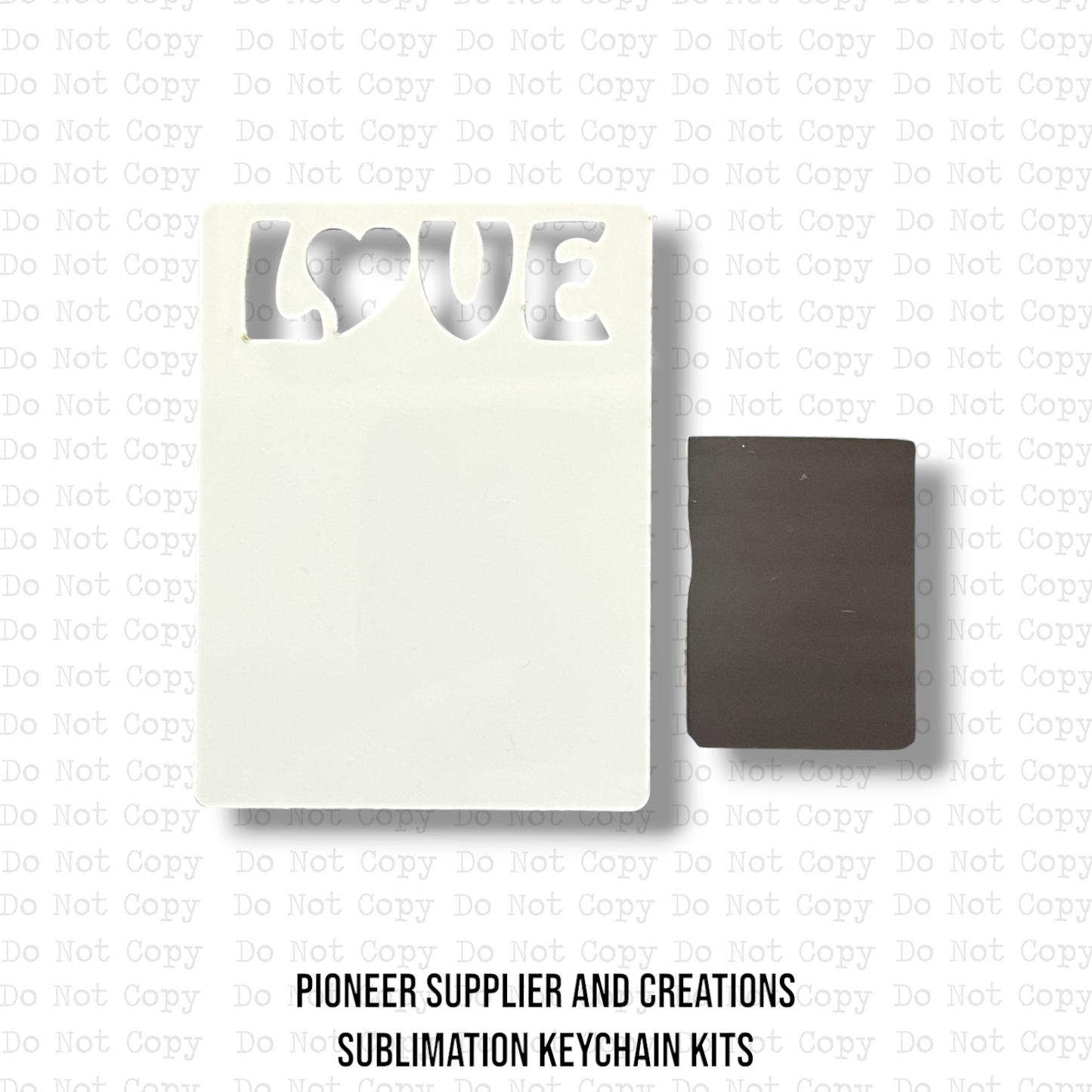 Love Magnet Horizontal Sublimation Blank
