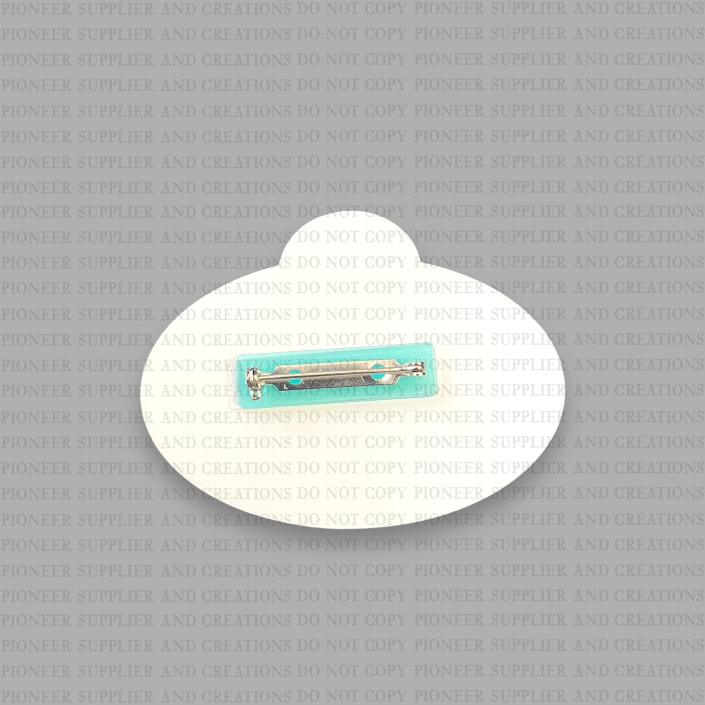 Custom Name Badge Pin Sublimation Blank